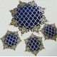 LÜX KADİFE SUNİ VARAK DERİLİ 4LÜ SET RUNNER 80x80 CM LÜX KADİFE SUNİ VARAK DERİLİ 4LÜ SET RUNNER 80x80 CM