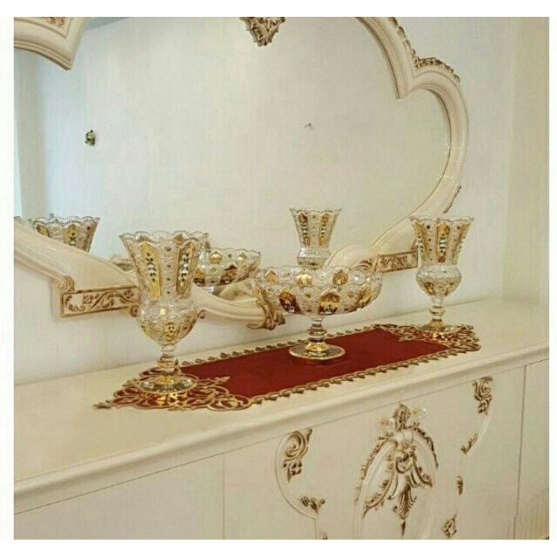 LÜX OSMANLI KADİFE SUNİ VARAKLI DERİLİ RUNNER 100X33 CM LÜX OSMANLI KADİFE SUNİ VARAKLI DERİLİ RUNNER 100X33 CM