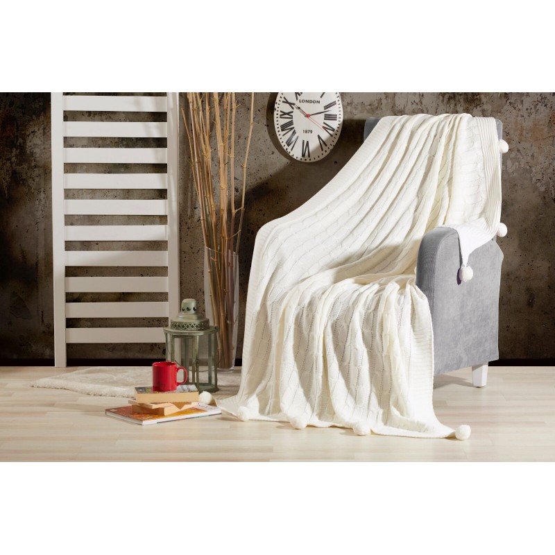 DİVA HOME ÖRGÜ KOLTUK ŞALI 130X170 DİVA HOME ÖRGÜ KOLTUK ŞALI 130X170