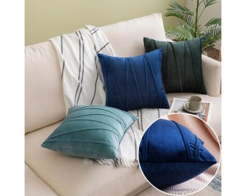 2Lİ KADİFE LASSE ŞERİTLİ KIRLENT KILIFI