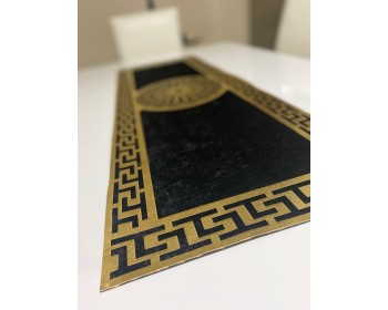 LÜX KADİFE SUNİ VARAKLI  DERİLİ VERSACE RUNNER 100X33 CM