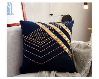 LÜX DEKORAFİT DERİ & NAKIŞLI  KADİFE  45X45 KIRLENT KILIFI