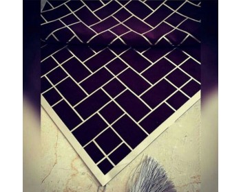 LÜX KADİFE SUNİ VARAKLI  DERİLİ RUNNER 100X33 CM