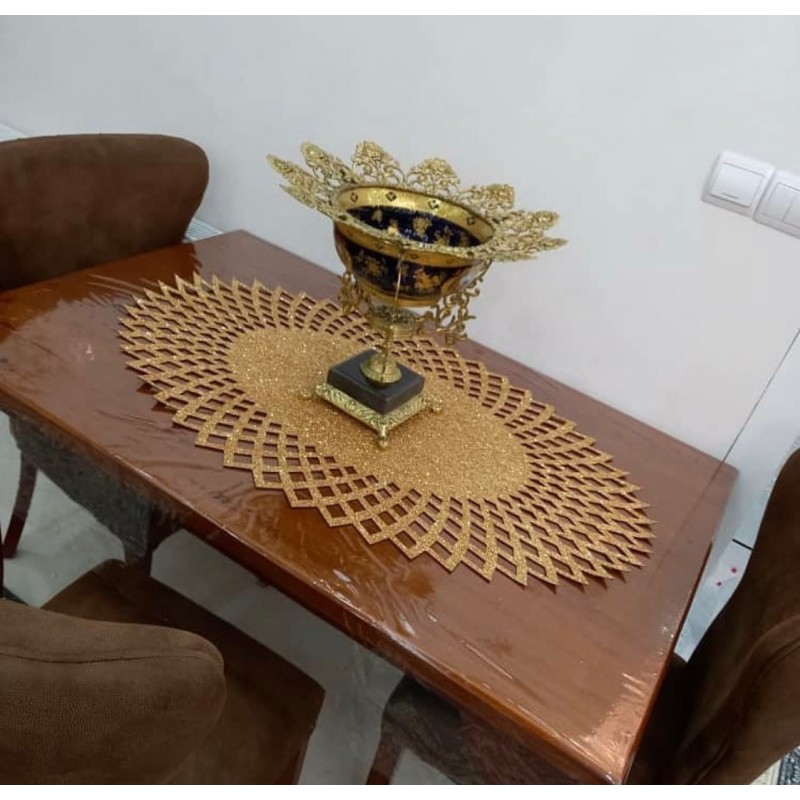 LÜX SİMLİ VARAKLI DERİLİ ZİGON RUNNER 70X70 CM LÜX SİMLİ VARAKLI DERİLİ ZİGON RUNNER 70X70 CM