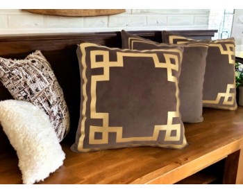 LÜX DEKORAFİT DERİ & KADİFE  45X45 KIRLENT KILIFI