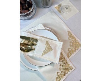  6LI DUCK KUMAŞ NAKIŞLI AMERİKAN SERVİSİ